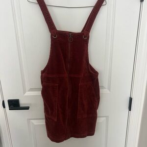 Wild Fable Burnt Orange Corduroy Mini Dress